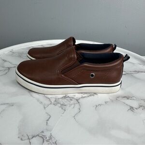 Brown Slip-On Kids Shoes
